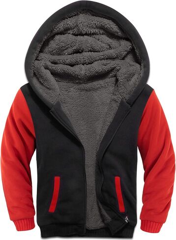 سترة سويسويل مقنعين للأولاد الكامل Zip Ultra Soft Sherpa Fleece Hoodie sweatshirt للأطفال in Saudi Arabia