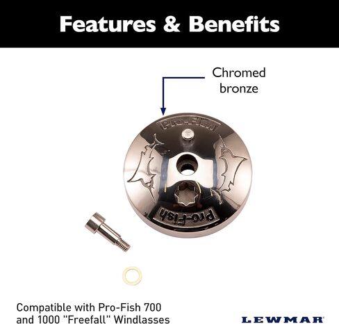 مجموعة أدوات الاسترداد اليدوية من Lewmar لرافعات مرساة القارب V2/V3 - 2020200938 in Kuwait