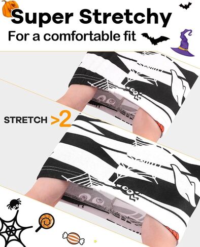 DAUGHTER QUEEN Boys & Girls 100% Cotton Halloween & Christmas PJS 18M-12Y | Soft, Breathable, Comfortable, Tagless, Snug Fit, Festive, Great for Gift Giving in Saudi Arabia