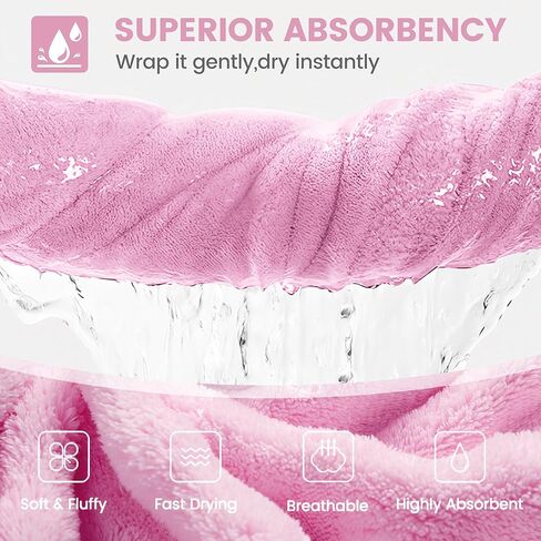 V. & Grin Girls Reted Fael Reted ، Retrobe Bathrobe Quick Superbent assorbent Quick Commer for Bath & Pool - ألوان صلبة ملمس فقاعة in Kuwait