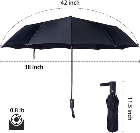 أساسيات السفر المظلة المضغوطة المضغوطة للرياح ، وتلقائي ، أوتوماتيكي ، وقوي ومحمول ، ومظلة صغيرة قابلة للرياح مقاومة للرياح للمطر in Kuwait
