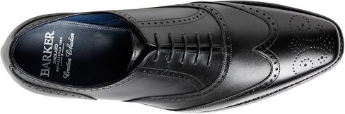 أحذية Barker Johnny Men's Handmade Brogue Oxford أحذية - Goodyear Welled ، وبطانة وبطانة كاملة ، وأحذية فستان رسمية متميزة للأعمال وحفلات الزفاف in Kuwait