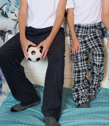 Ekouaer 2/3 Pack Girls Pajama Pants - Cute Print PJ Bottoms With Pockets, Soft Kids Lounge Pants With Elastic Waist in Saudi Arabia