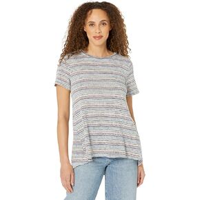 Bobeau Short Sleeve Swing Top in Saudi Arabia