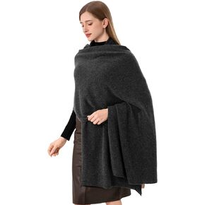 Cashmere Wrap Warm Soft Knitted Scarf Stole for Women Airplane Travel Blanket Shawl 87x28 in Extra Large Pashmina in Kuwait