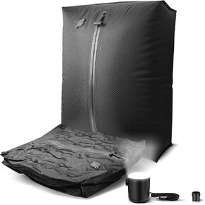 Travel Vacuum Bags with Pump, IP67 Reusable Vacuum Compression Bags for Travel, Backpack & Suitcases,Home Storage, Vacuum Seal Packing Cubes for Clothing (2PC-PUMP) in Saudi Arabia