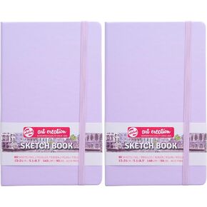 Talens Art Creation Sketchbook 80 Sheets, 12 cm x 12 cm, Pink Champagne, 8712079468064 in Kuwait
