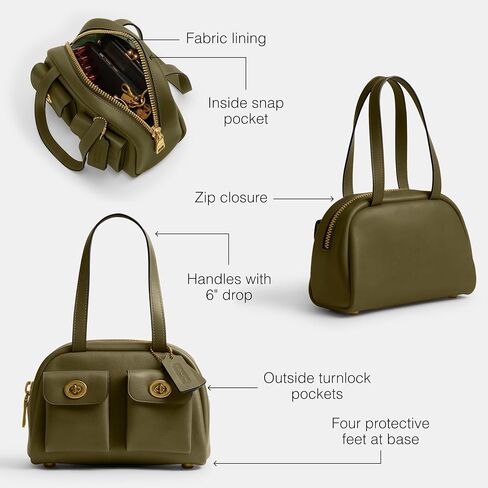 Coach Womens Twin Turnlock Bag 20 in Saudi Arabia