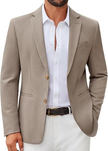 COOFANDY Men's Casual Blazer Slim Fit Two Buttons Sport Coat Lightweight Suit Jacket in Saudi Arabia