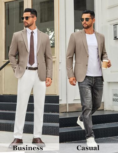 COOFANDY Men's Casual Blazer Slim Fit Two Buttons Sport Coat Lightweight Suit Jacket in Saudi Arabia