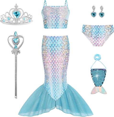 فتيات السباحة 3 قطعة بدلات الاستحمام في ثانشني مجموعة ملابس شاطئ in Kuwait