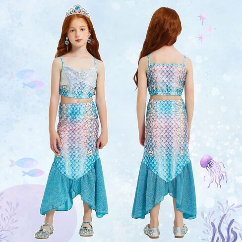 فتيات السباحة 3 قطعة بدلات الاستحمام في ثانشني مجموعة ملابس شاطئ in Kuwait