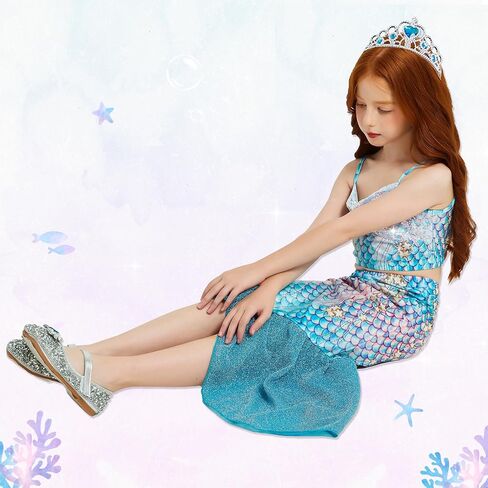 فتيات السباحة 3 قطعة بدلات الاستحمام في ثانشني مجموعة ملابس شاطئ in Kuwait