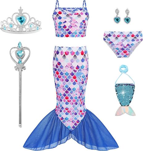 فتيات السباحة 3 قطعة بدلات الاستحمام في ثانشني مجموعة ملابس شاطئ in Kuwait