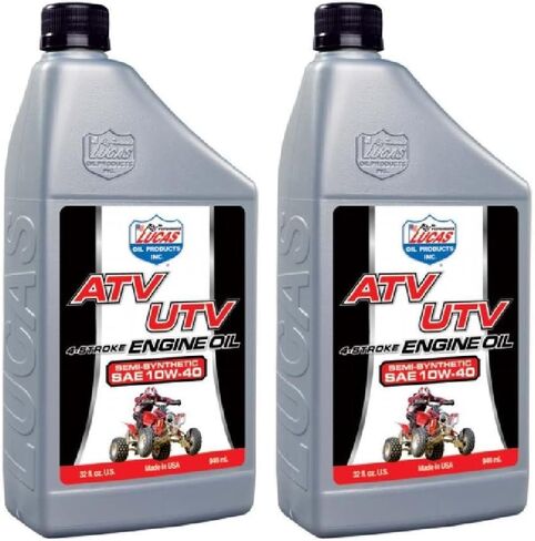 Lucas Oil 10720 Semi-Synthetic SAE 10W-40 ATV Engine Oil - 1 Quart in Saudi Arabia
