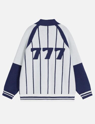 Aelfric Eden Vintage Stripe Sweater Sweater للجنسين الحظر رقم الرسم الرسمي ناعم دافئ عصري in Saudi Arabia