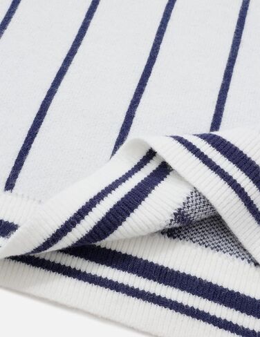 Aelfric Eden Vintage Stripe Sweater Sweater للجنسين الحظر رقم الرسم الرسمي ناعم دافئ عصري in Saudi Arabia