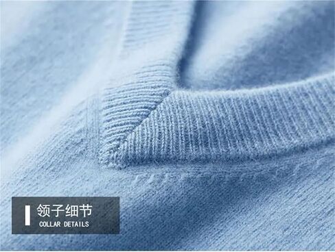 Warm Cashmere Sweater Vest For Men Winter Classic V-Neck Sleeveless Knitted Pullover Tops in Saudi Arabia