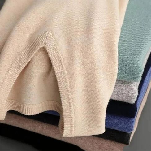 رجال الكشمير السترة المحبوكة غير الرسمية V-nockless speftipress jumper قمم in Saudi Arabia