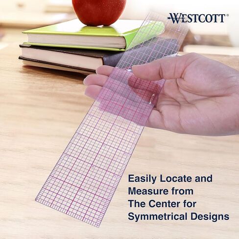 Westcott 67377 8ths Graph Beveled Ruler, 12 Inch (12 Pack) in Kuwait
