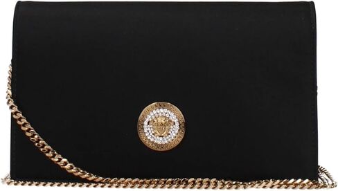 Versace Medusa النسائية الساتان الساتان حقيبة القابض in Saudi Arabia
