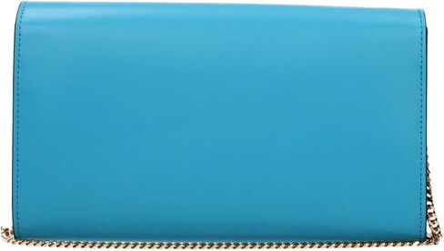Versace Medusa Women's Blue Leather Clutch Bag in Saudi Arabia