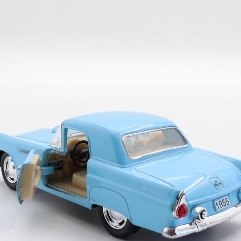 1955 Ford Thunderbird Hard Top In Yellow Diecast 1:36 Scale By Kinsmart in Kuwait