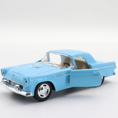 1955 Ford Thunderbird Hard Top In Yellow Diecast 1:36 Scale By Kinsmart in Kuwait