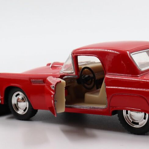 1955 Ford Thunderbird Hard Top In Yellow Diecast 1:36 Scale By Kinsmart in Saudi Arabia