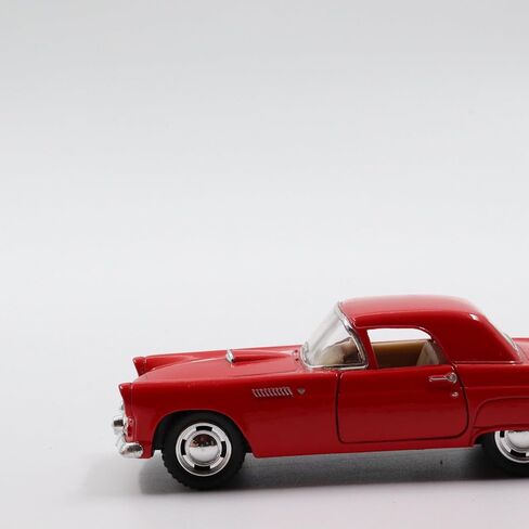 1955 Ford Thunderbird Hard Top In Yellow Diecast 1:36 Scale By Kinsmart in Saudi Arabia