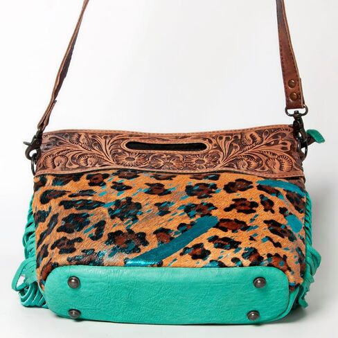American Darling Clutch Hand Tooled Hair on Genuine Leather Western Women Bag Handbag Purse | Purses for Cute in Saudi Arabia