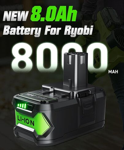 NEW Upgraded 3.5Ah 18V Battery for Ryobi 18V Battery Lithium-ion Battery for Ryobi 18V ONEPLUS Battery P102 P108 P189 P190 P197 P100 P107 for 18V Ryobi Battery Replacement Cordless Tool Battery 2PACK in Saudi Arabia