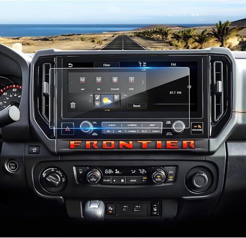 Anti-Glare Matte 2025 2026 Frontier Screen Protector, for Nissan Frontier (SV/SL/Pro-X/Pro-4X) 12.3-inch Touchscreen, 9H Tempered Glass 2026 2025 Frontier Accessories HD&Anti-Fingerprint 12.3" in Kuwait