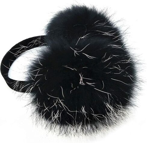 Hima 100% Real Fox Fur Earmuffs Made in New York in Kuwait