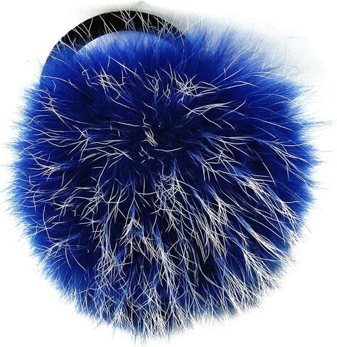 Hima 100% Real Fox Fur Earmuffs Made in New York in Kuwait