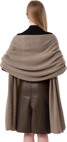 Cashmere Wrap Warm Soft Knitted Scarf Stole for Women Airplane Travel Blanket Shawl 87x28 in Extra Large Pashmina in Saudi Arabia