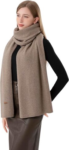 Cashmere Wrap Warm Soft Knitted Scarf Stole for Women Airplane Travel Blanket Shawl 87x28 in Extra Large Pashmina in Saudi Arabia
