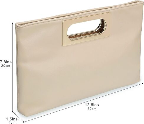 Formal Evening Bag Clutch Purses for Women Evening Purse for Prom Chain Evening Clutch Classy Gold, Silver, Black in Saudi Arabia