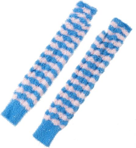 F Flammi Arm Warmers Women Kawaii Japanese Harajuku Y2k Arm Warmer for Girls Velvet Fingerless Gloves Knitted Arm Sleeve in Saudi Arabia