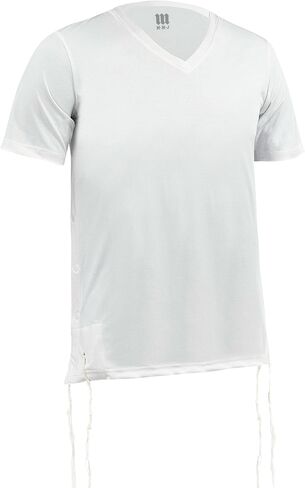 Sport Tzitzit Boys Dry-Fit T-Shirt V Neck–Kosher Tzitzis,Quick Dry Cooling Kids Tee Youth & Teen,Moisture Wicking Rash Guard in Saudi Arabia
