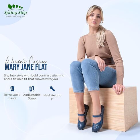 حذاء مسطح نسائي من Spring Step Cosmic Mary Jane in Saudi Arabia