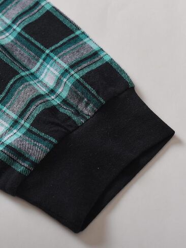 Esenchel Men's Cotton Flannel Nightshirt with Pockets in Saudi Arabia