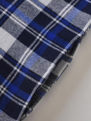Latuza Men's Nightshirt Cotton Cotton Flannel Sleep Shirt Lightgown in Saudi Arabia