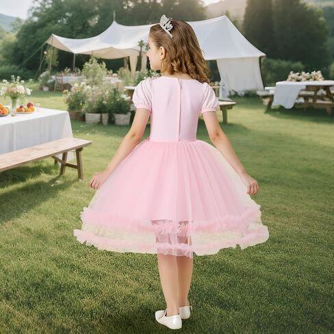 Girls' Dress, Dress Party Flower Dress,Bridesmaid for Wedding,Birthday Party,Photoshoot, Special Occasion in Saudi Arabia