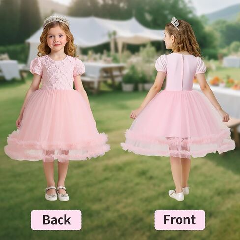Girls' Dress, Dress Party Flower Dress,Bridesmaid for Wedding,Birthday Party,Photoshoot, Special Occasion in Saudi Arabia