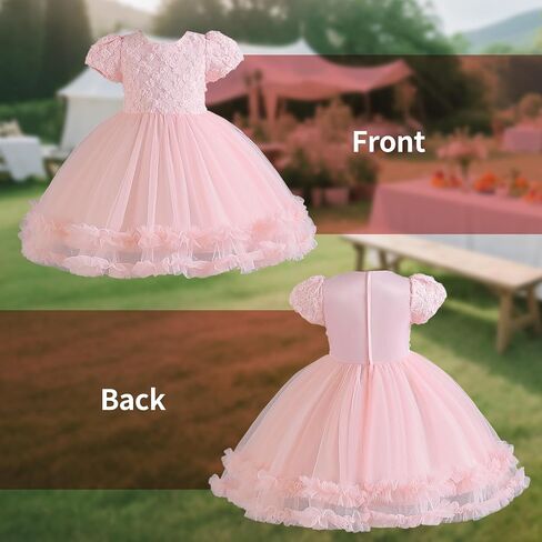 Girls' Dress, Dress Party Flower Dress,Bridesmaid for Wedding,Birthday Party,Photoshoot, Special Occasion in Saudi Arabia