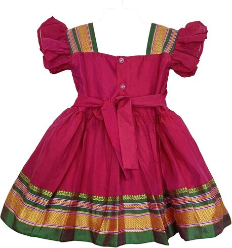 الفتاة الجديدة التقليدية العرقية ارتداء القطن السهل الأكمام الفلكية Freel Frock in Kuwait