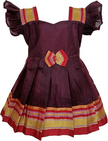 الفتاة الجديدة التقليدية العرقية ارتداء القطن السهل الأكمام الفلكية Freel Frock in Kuwait