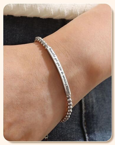Beautiful Girl You Can Do Amazing Things – Inspirational Bracelet Birthday Christmas Gifts for Teen Girls in Kuwait