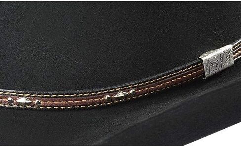 Resistol Men's George Strait Kingman 6X Fur Felt Cowboy Hat - Rfkgmn-5240 Black in Saudi Arabia